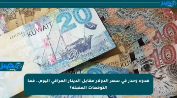 هدوء وحذر في سعر الدولار مقابل الدينار العراقي اليوم.. فما التوقعات المقبلة؟